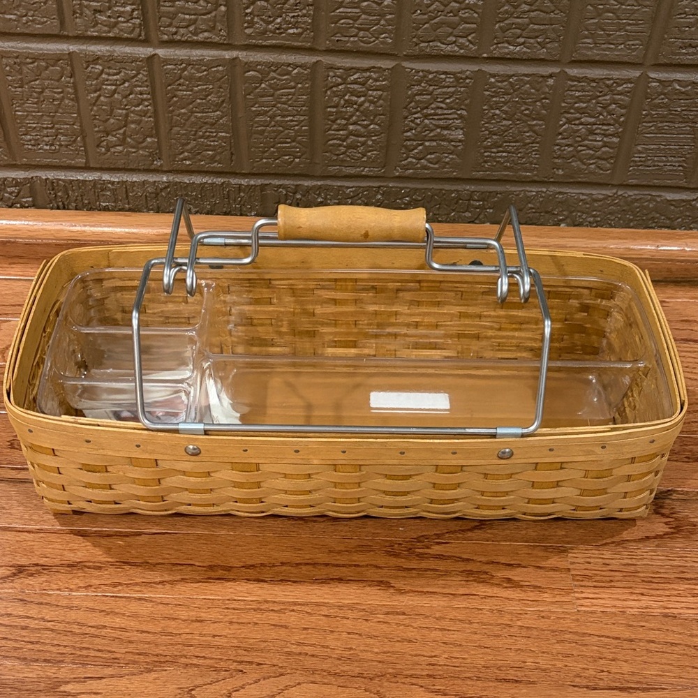 Longaberger household caddy basket